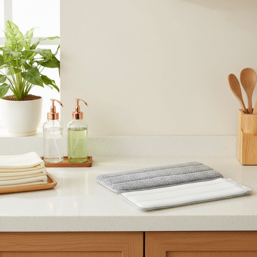 Reusable Microfiber Mop Pads