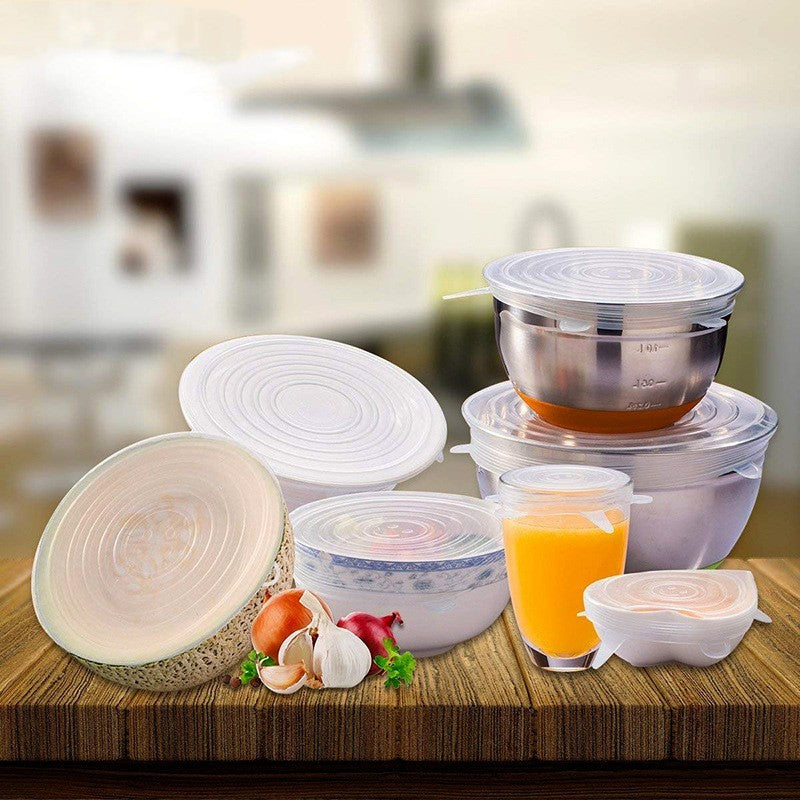 Silicone Stretch lid set