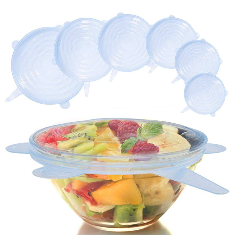 Silicone Stretch lid set